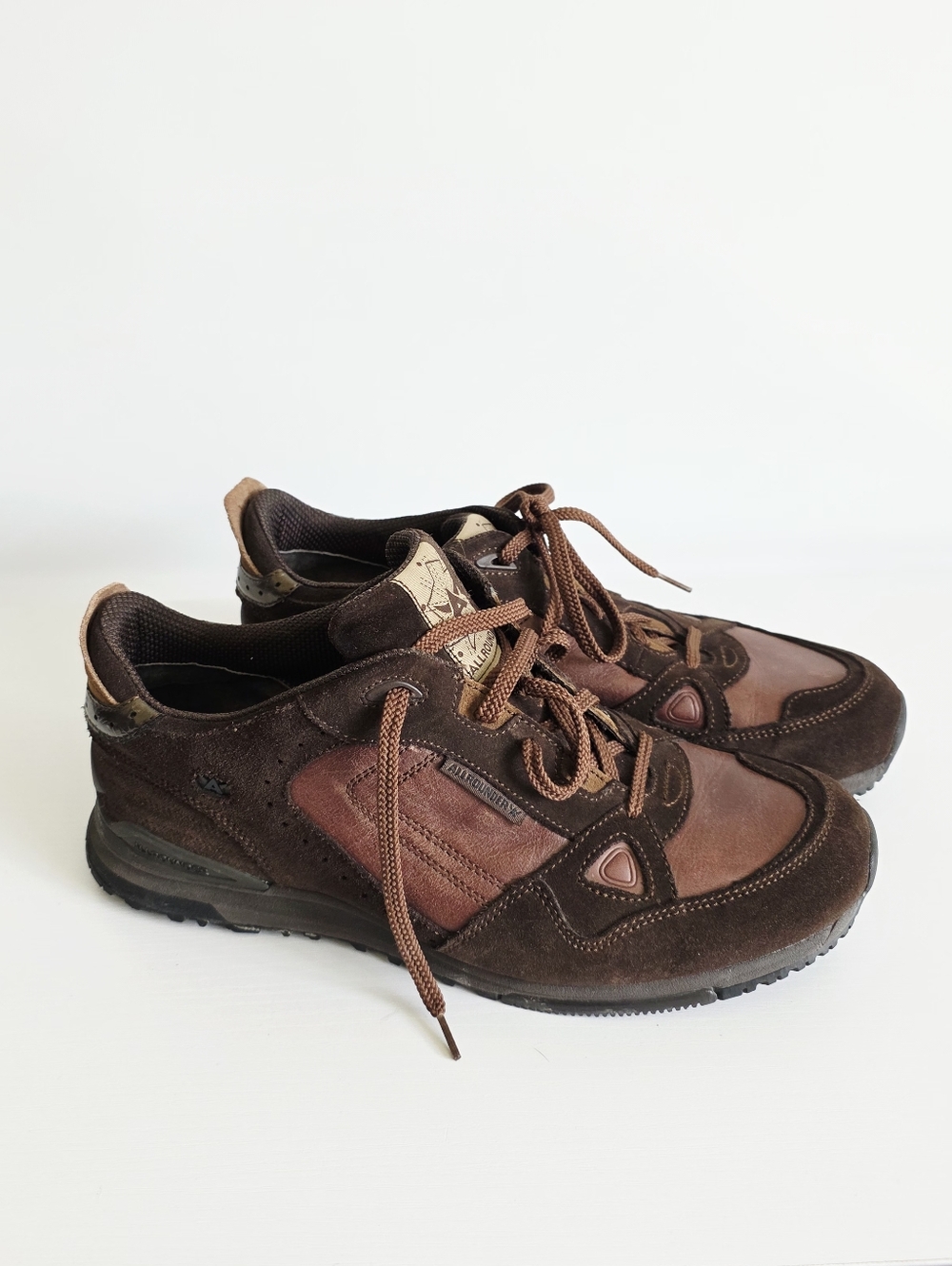 ALLROUNDER By Mephisto Brown Suede Leather Lace Up Shoes Men's Size 11